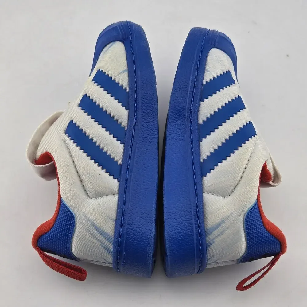 Adidas Superstar 360 Marvel Captain America Toddler Size 4K FX4882 Blue Red
